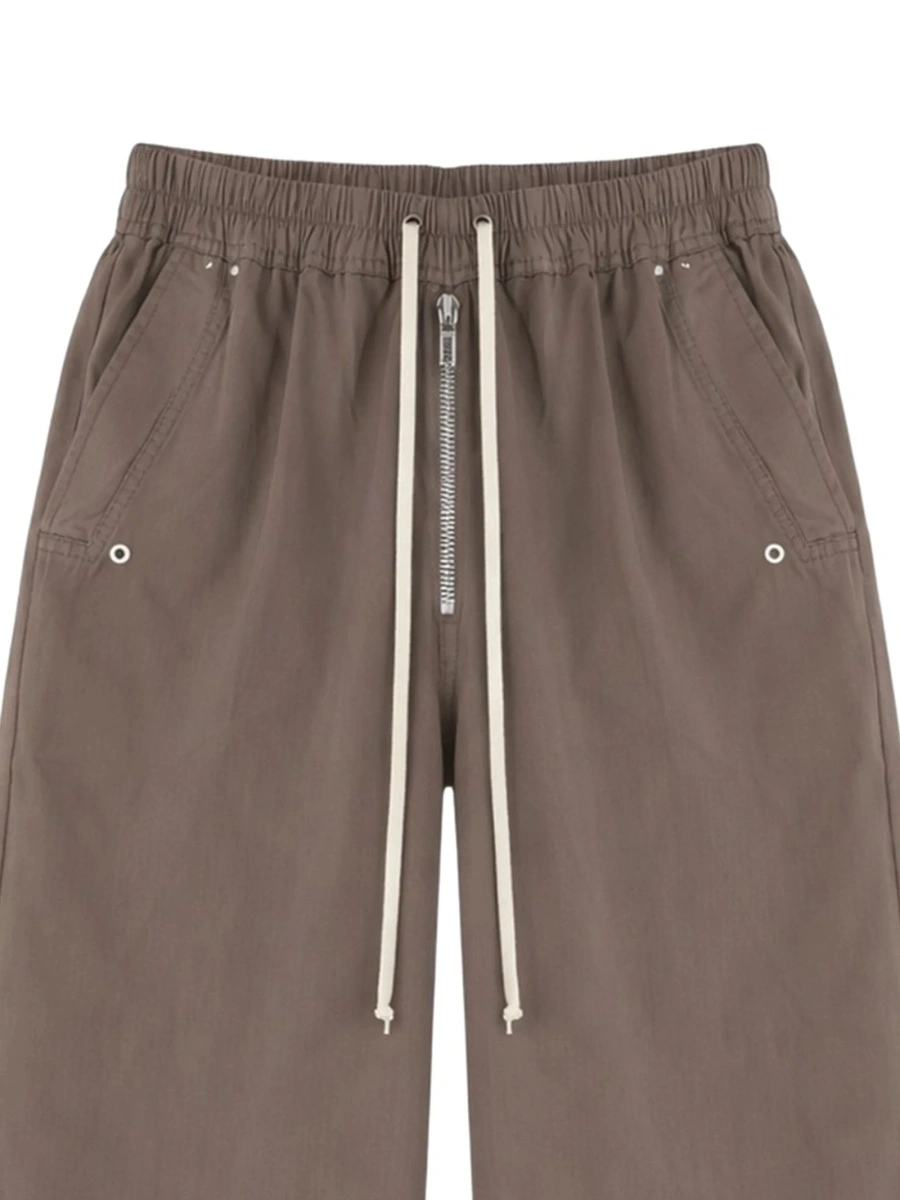 Pantaloni evazati Rick Owens maro - Img 2