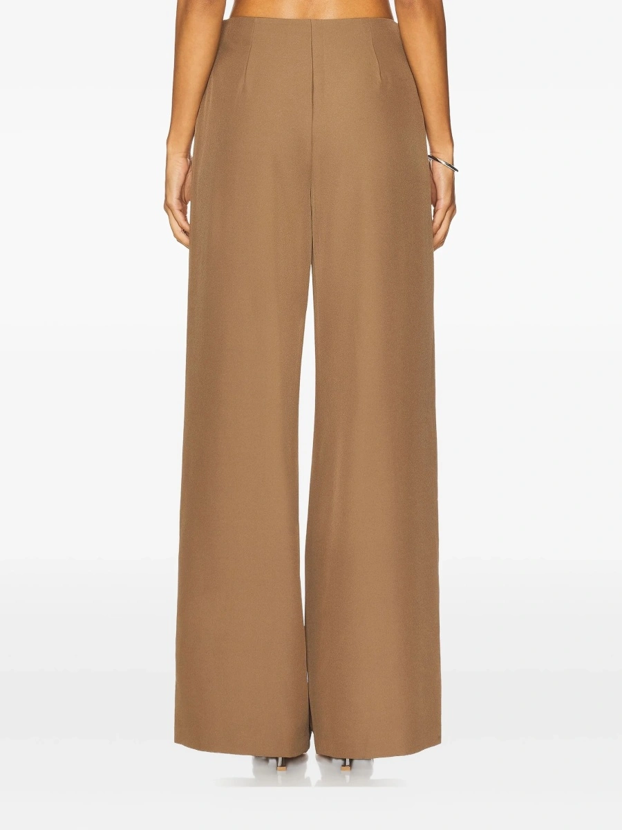 Pantaloni evazati Selia Richwood maro - Img 5
