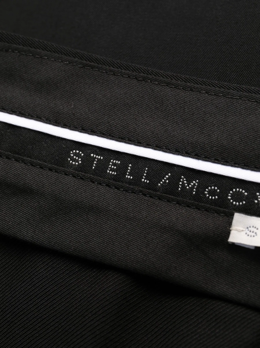 Pantaloni evazati Stella McCartney negri - Img 5