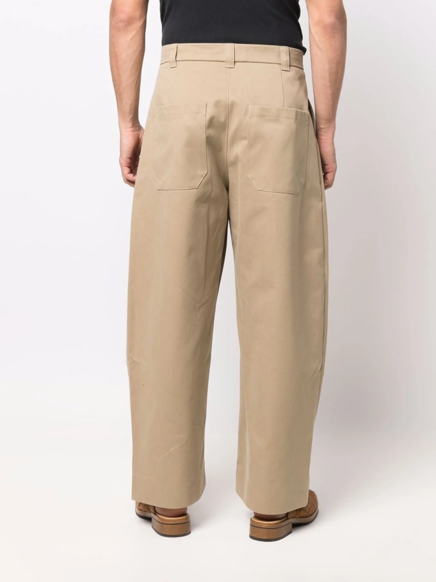 Pantaloni evazati STUDIO NICHOLSON neutri - Img 4