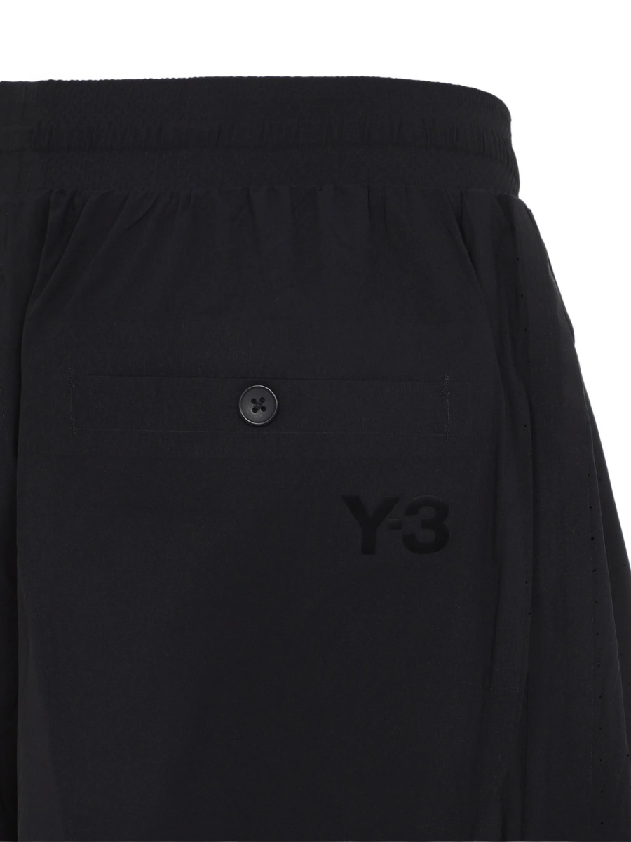 Pantaloni evazati Y-3 negri - Img 3