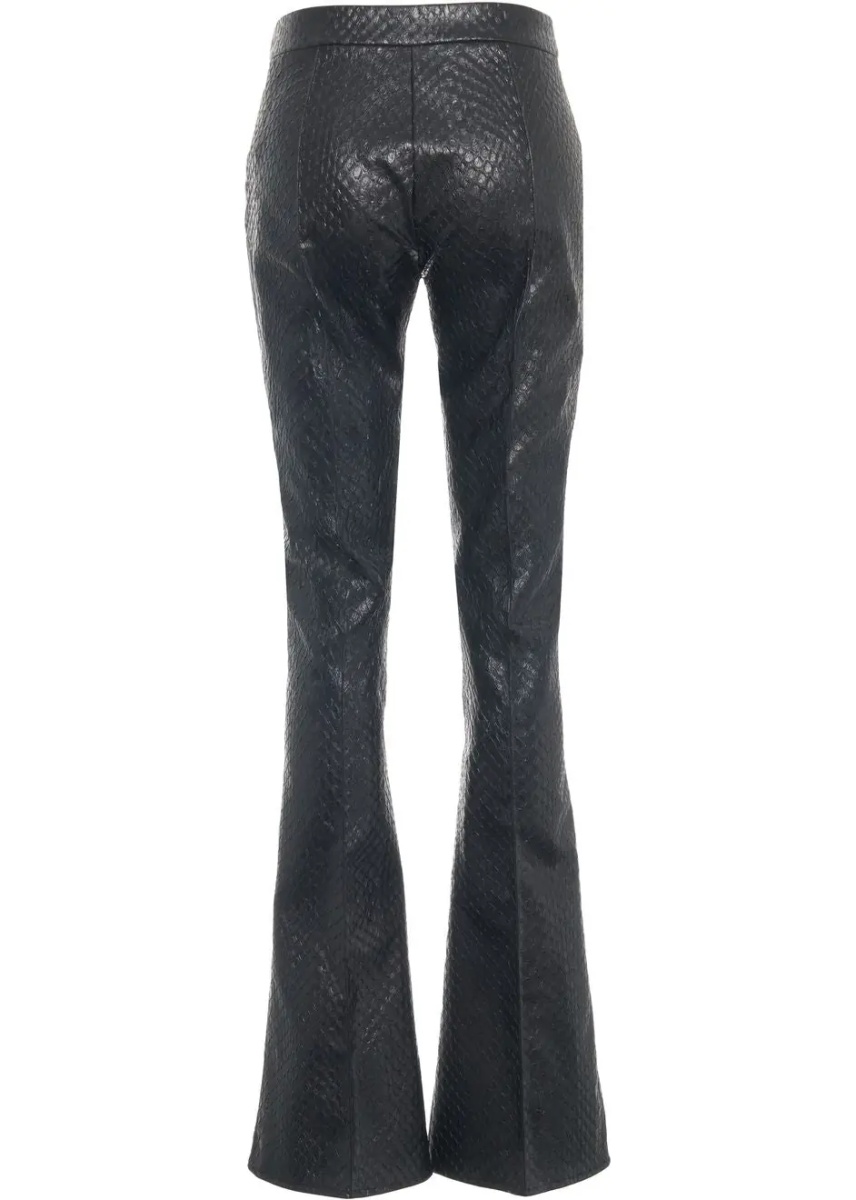 Pantaloni Flared pants with snake effect - Img 4