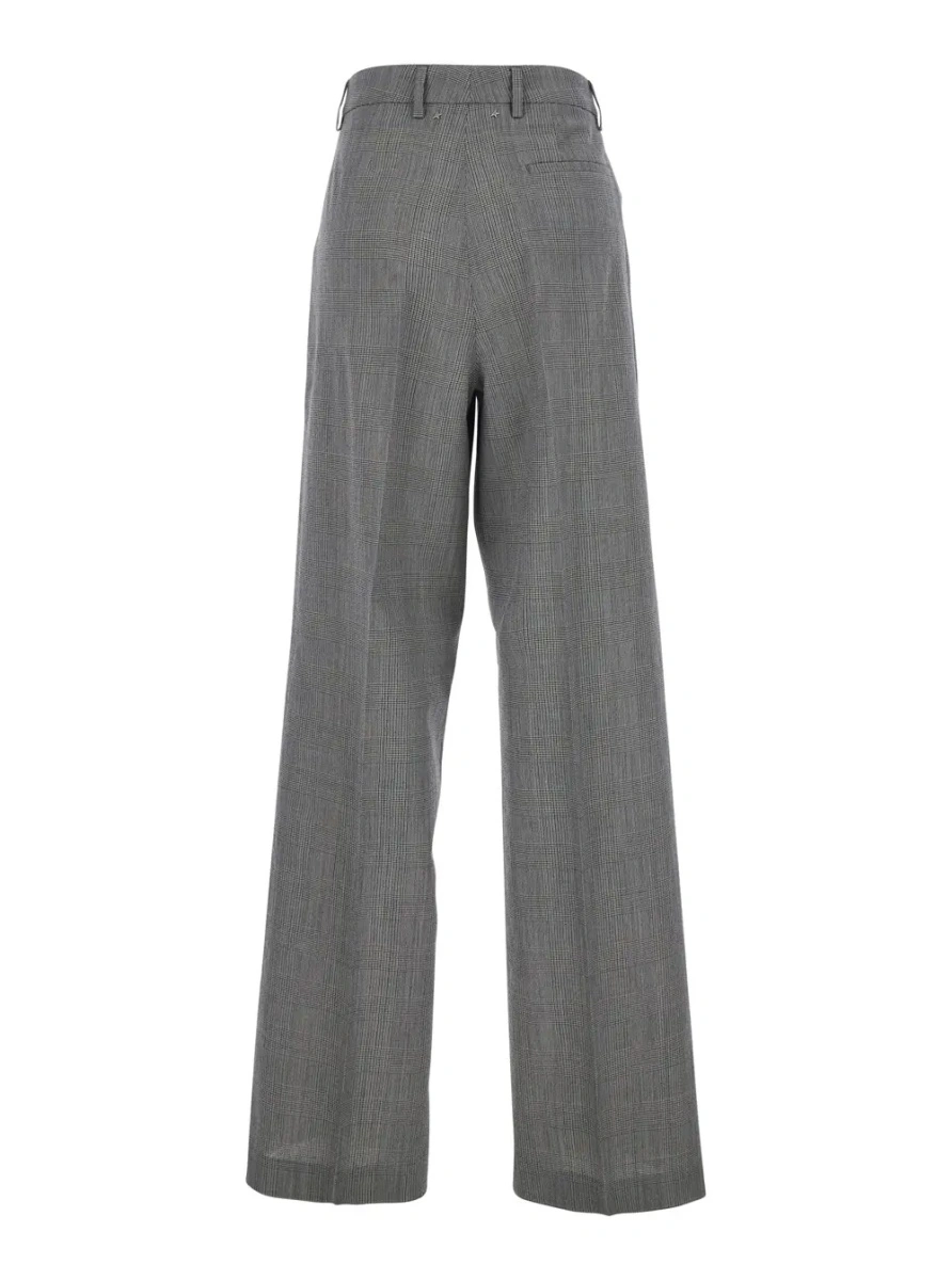 Pantaloni Golden Goose gri din lana - Img 2
