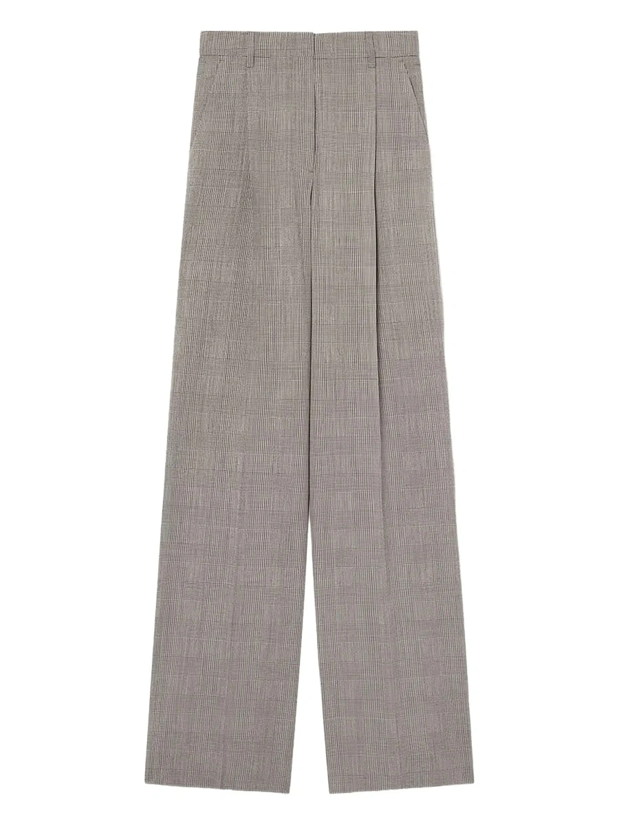 Pantaloni Golden Goose gri din lana - Img 5