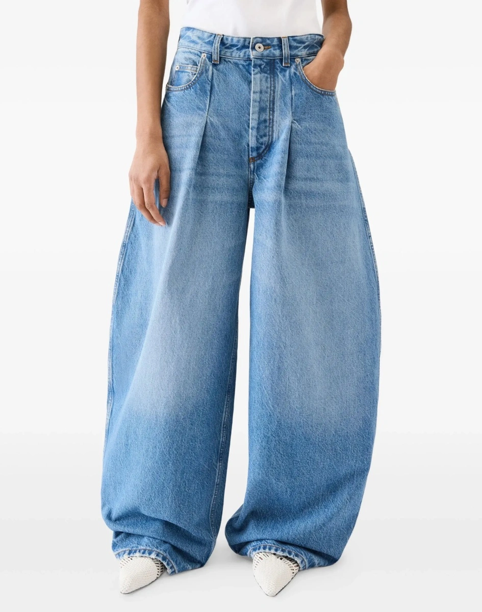 Pantaloni High-Waist Barrel-Leg Jeans - Img 5