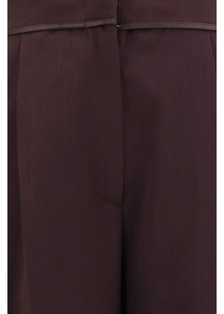 Pantaloni High waisted grain de poudre Pants - Img 3