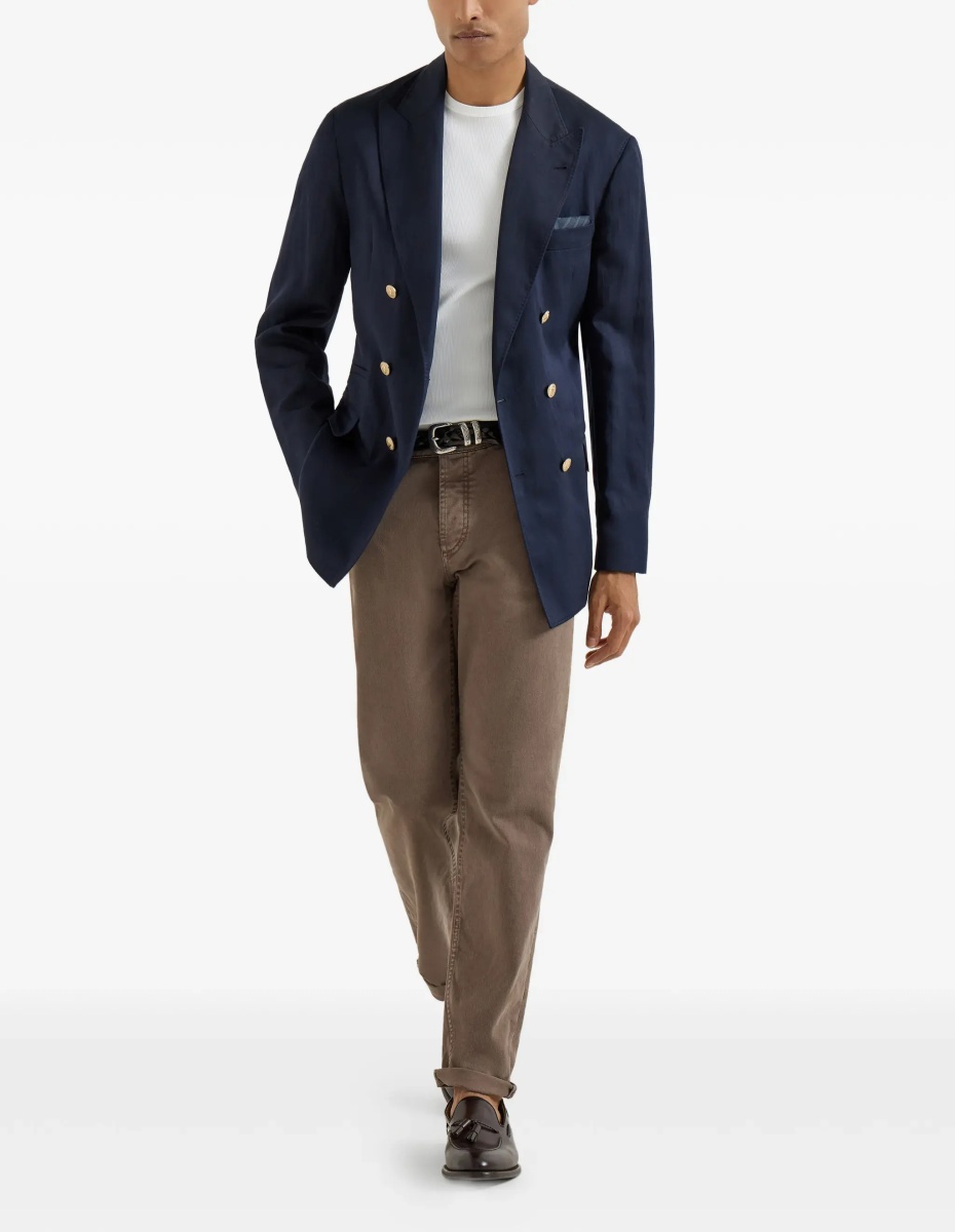 Pantaloni Jeans with turn-up hem - Img 2