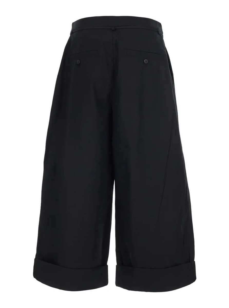 Pantaloni 'Le Pantalon Marin' Black Pants with Removable Belt and Wide Leg in Cotton for Men - Img 2
