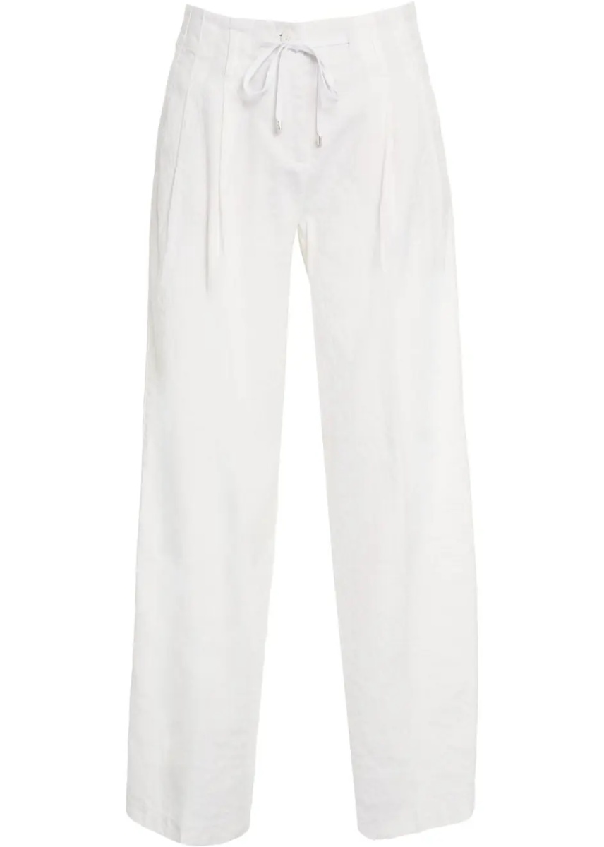 Pantaloni Linen blend pants 'Addison' - Img 2