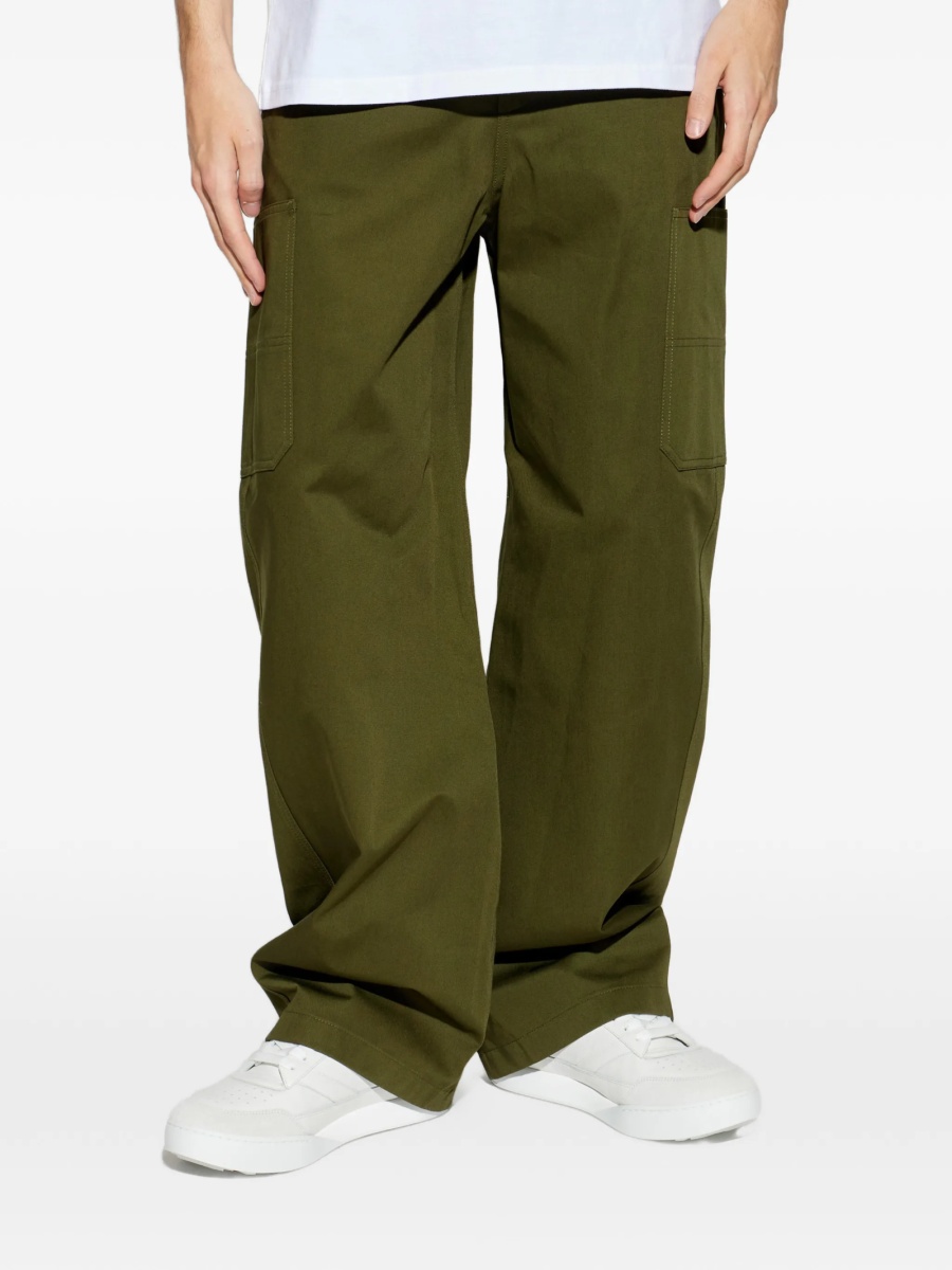 Pantaloni loose fit Givenchy verzi - Img 3