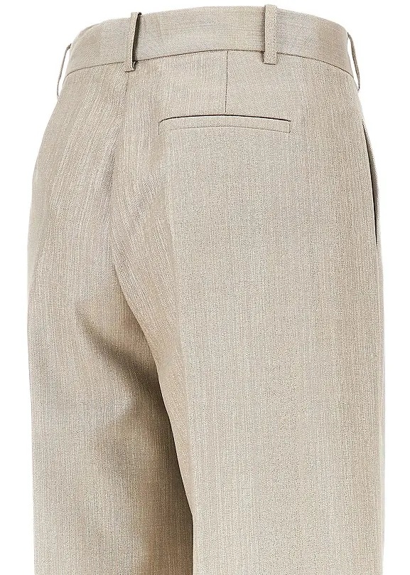 Pantaloni Lurex viscose and wool-blend pants - Img 4