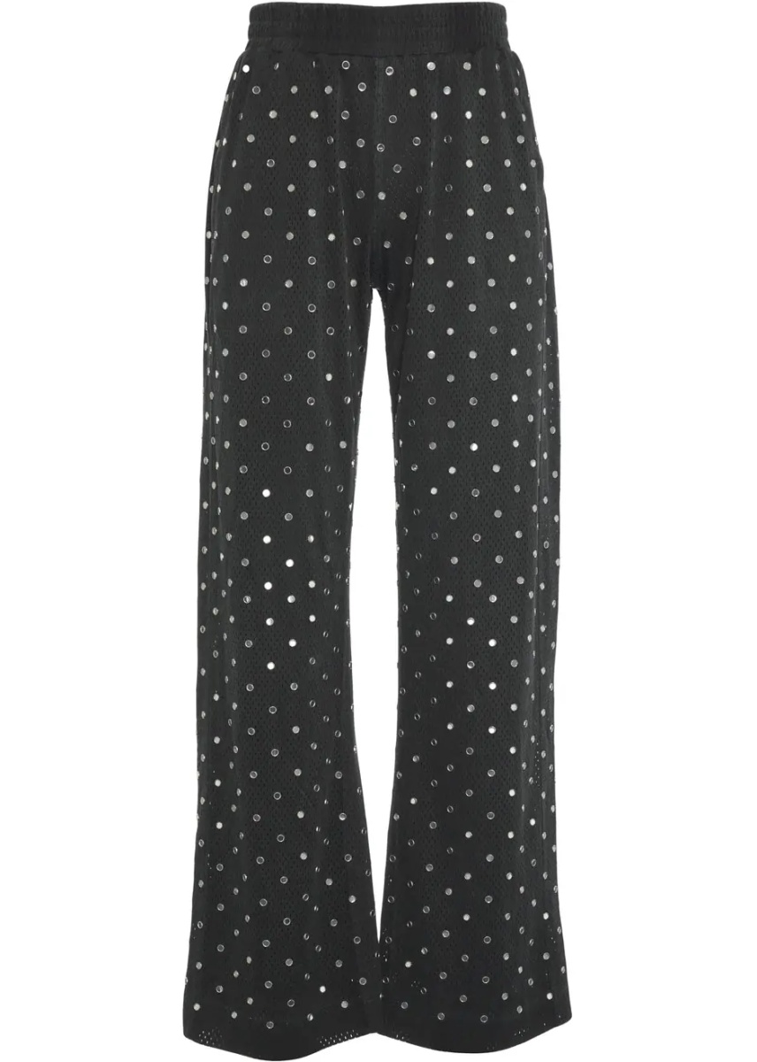 Pantaloni Mesh pants with appliqués 'Bastelli' - Img 2