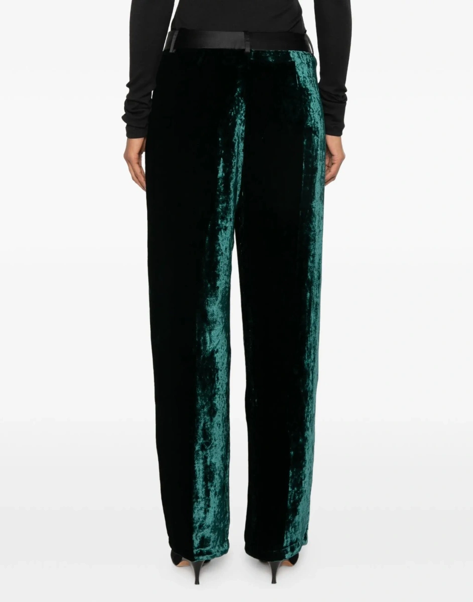 Pantaloni Moiré velvet tuxedo Pants - Img 7