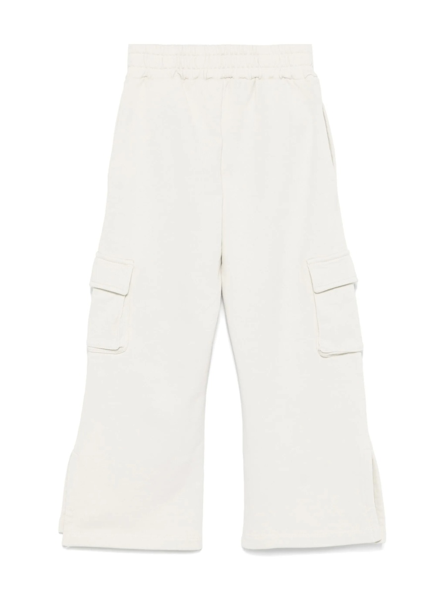 Pantaloni Off-White neutri din bumbac - Img 2