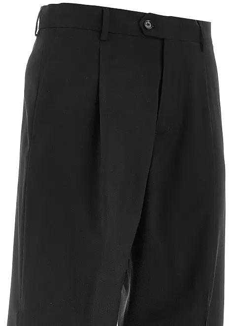 Pantaloni 'Orazio' wool pants with dart - Img 2