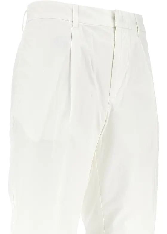 Pantaloni Pima cotton pants with dart - Img 2