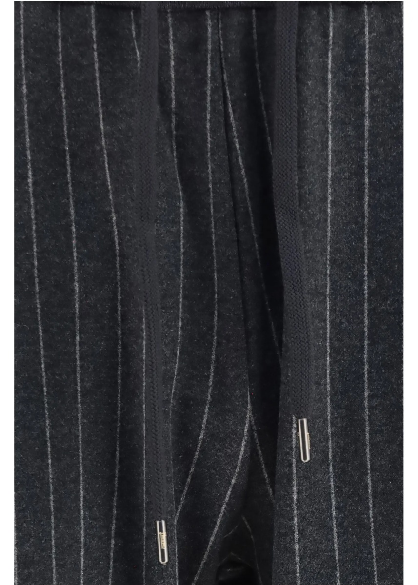 Pantaloni Pinstripe drawstring Pants - Img 3