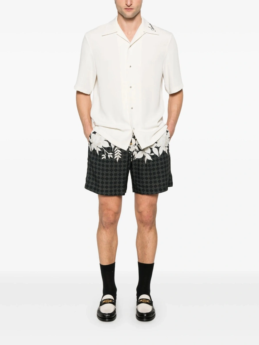 Pantaloni scurti AMIRI negri - Img 2