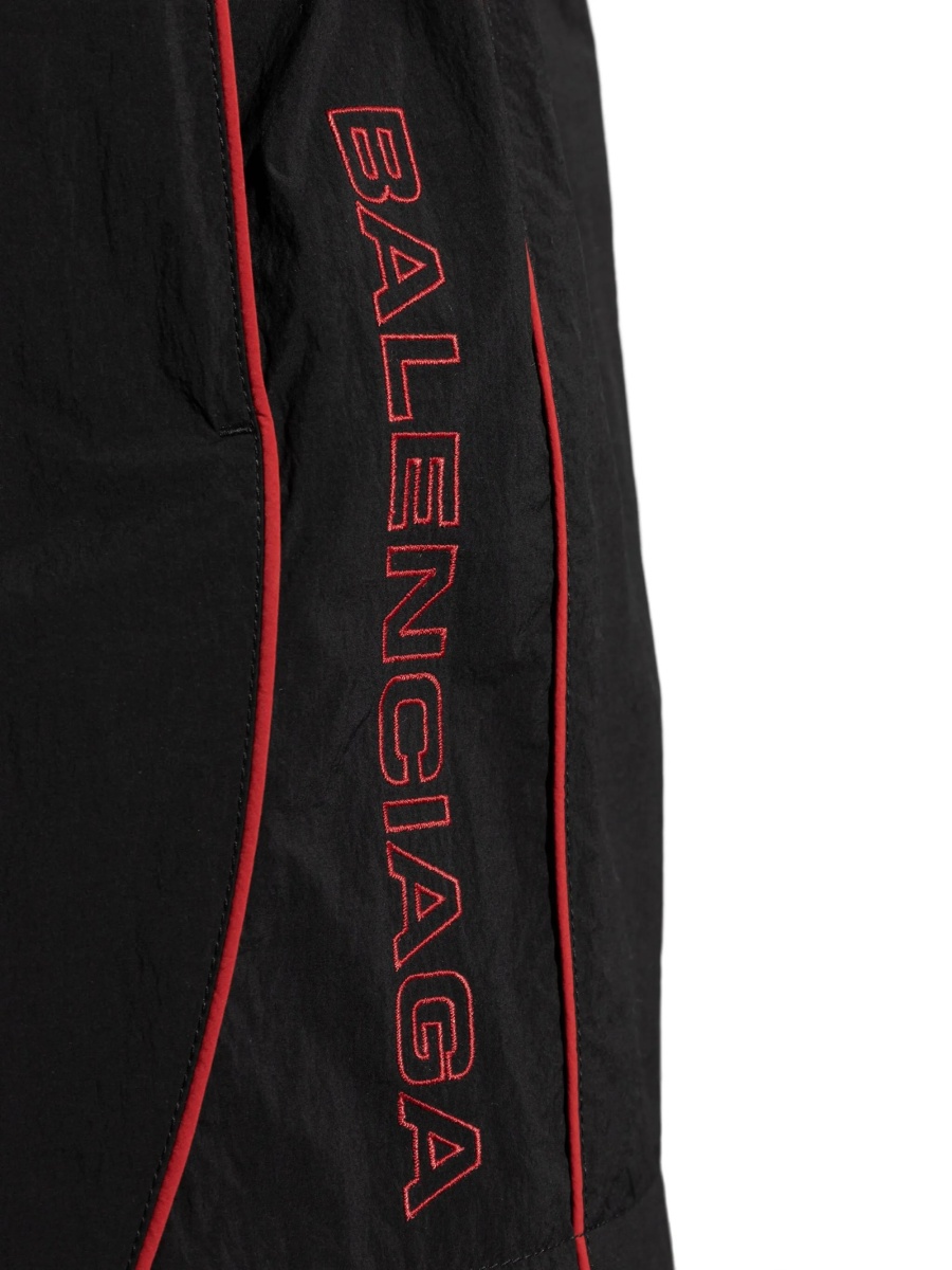 Pantaloni scurti Balenciaga track negri - Img 5