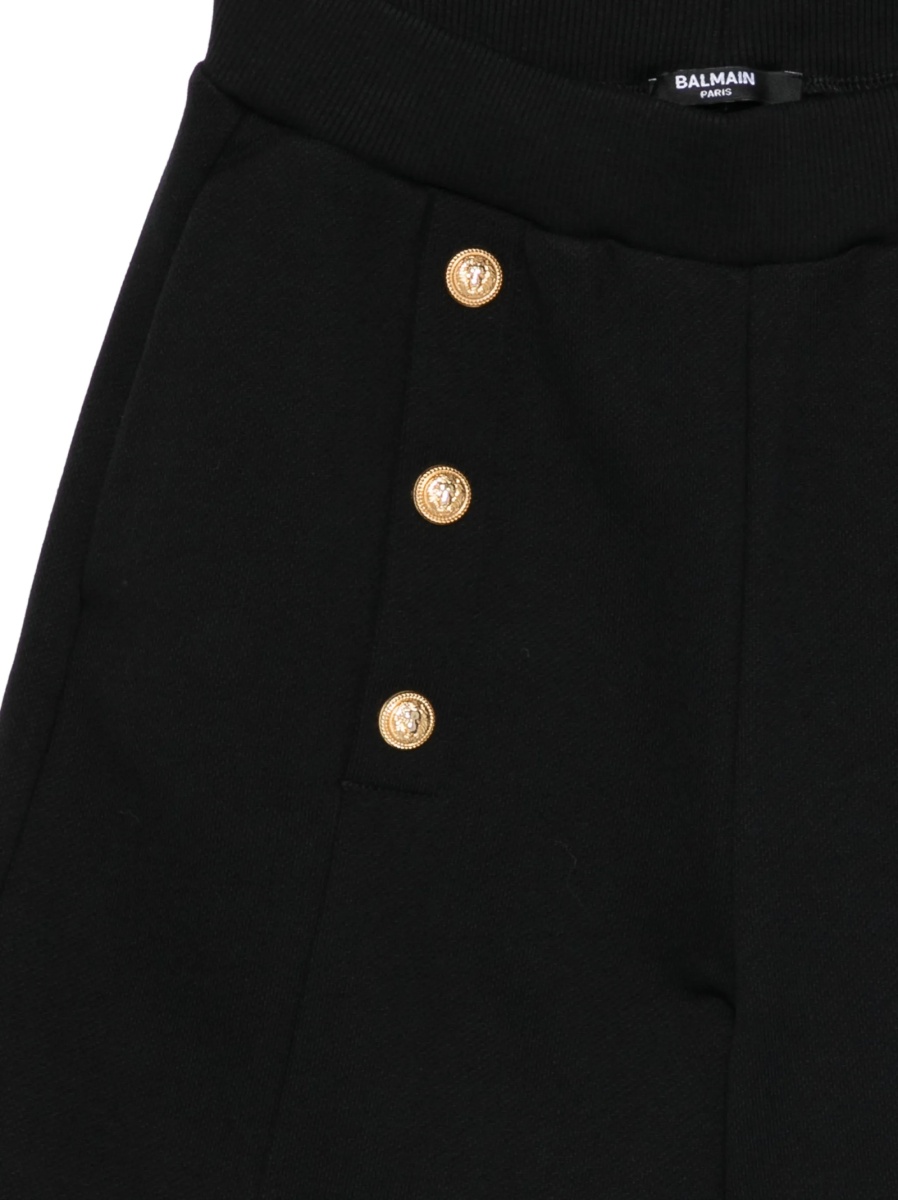 Pantaloni scurti Balmain negri - Img 3