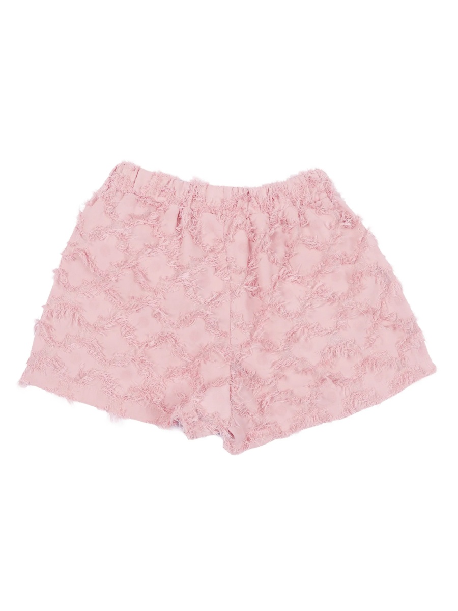 Pantaloni scurti Dou-Uod roz din polyester - Img 2