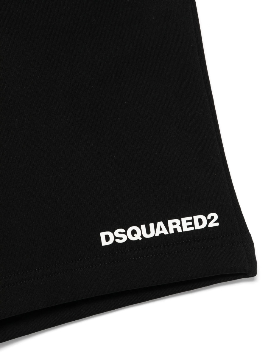 Pantaloni scurti DSQUARED2 negri - Img 3