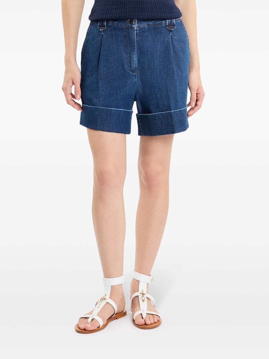Pantaloni scurti Fay albastri - Img 3