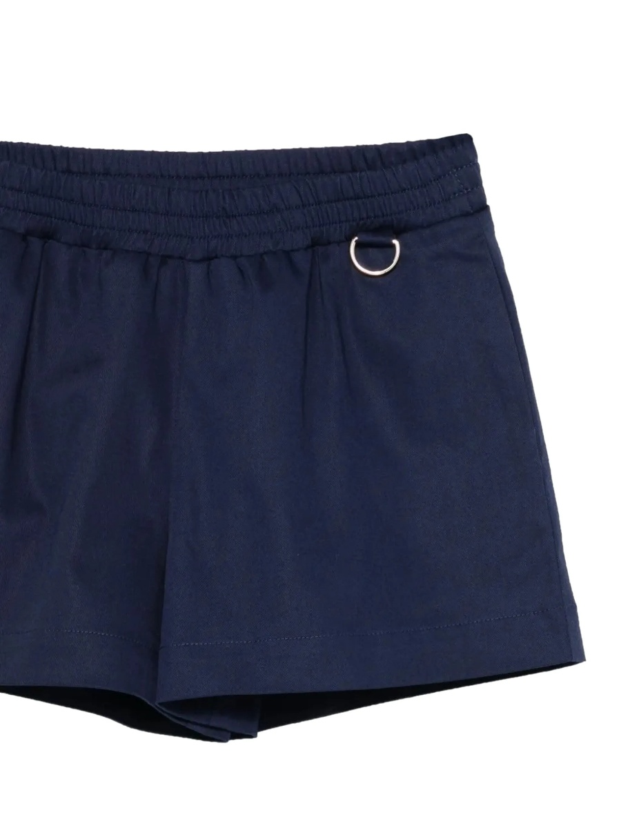 Pantaloni scurti Fendi albastri din material textil - Img 3