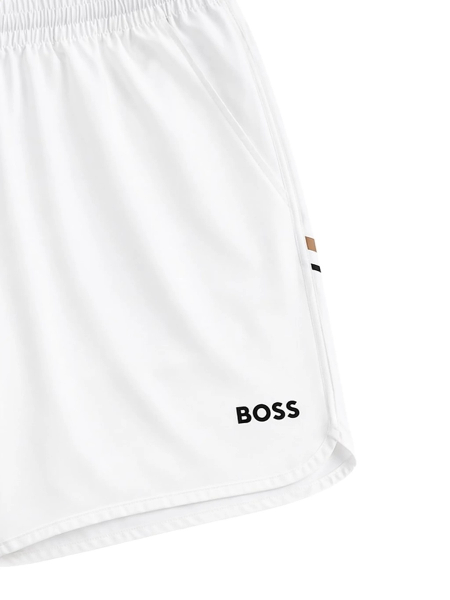 Pantaloni scurti Hugo Boss albi - Img 2