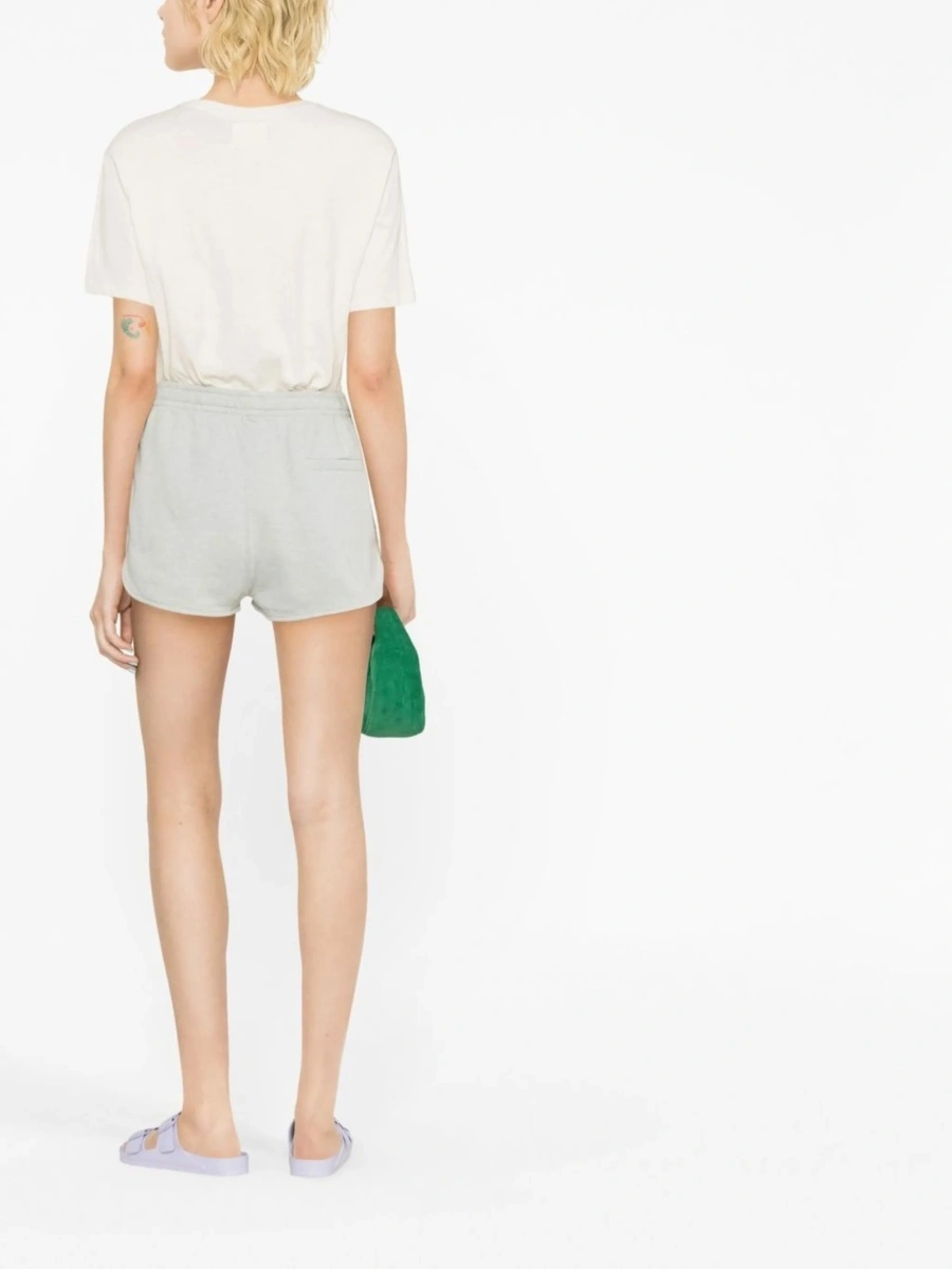 Pantaloni scurti ISABEL MARANT ETOILE albastri din bumbac si polyester - Img 3