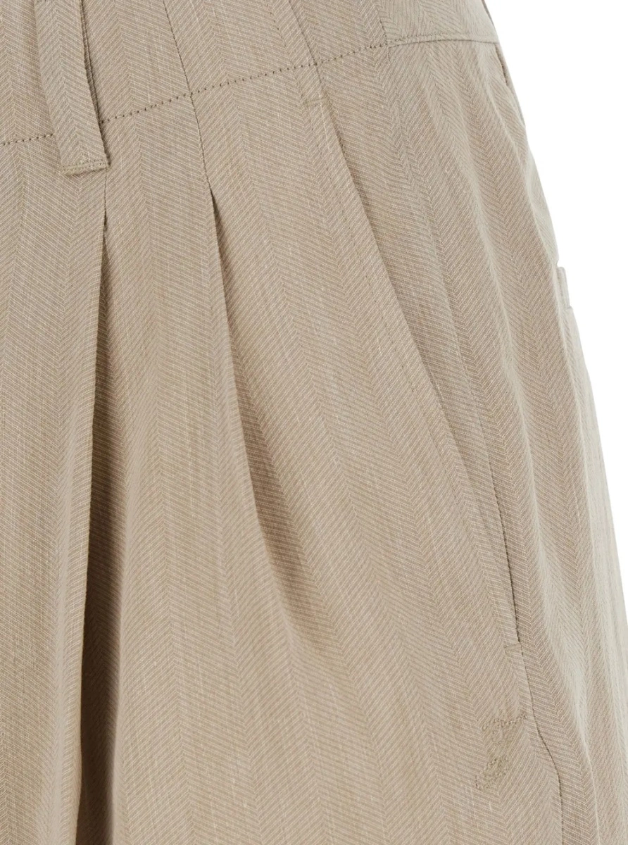 Pantaloni scurti JACQUEMUS bej din in - Img 3