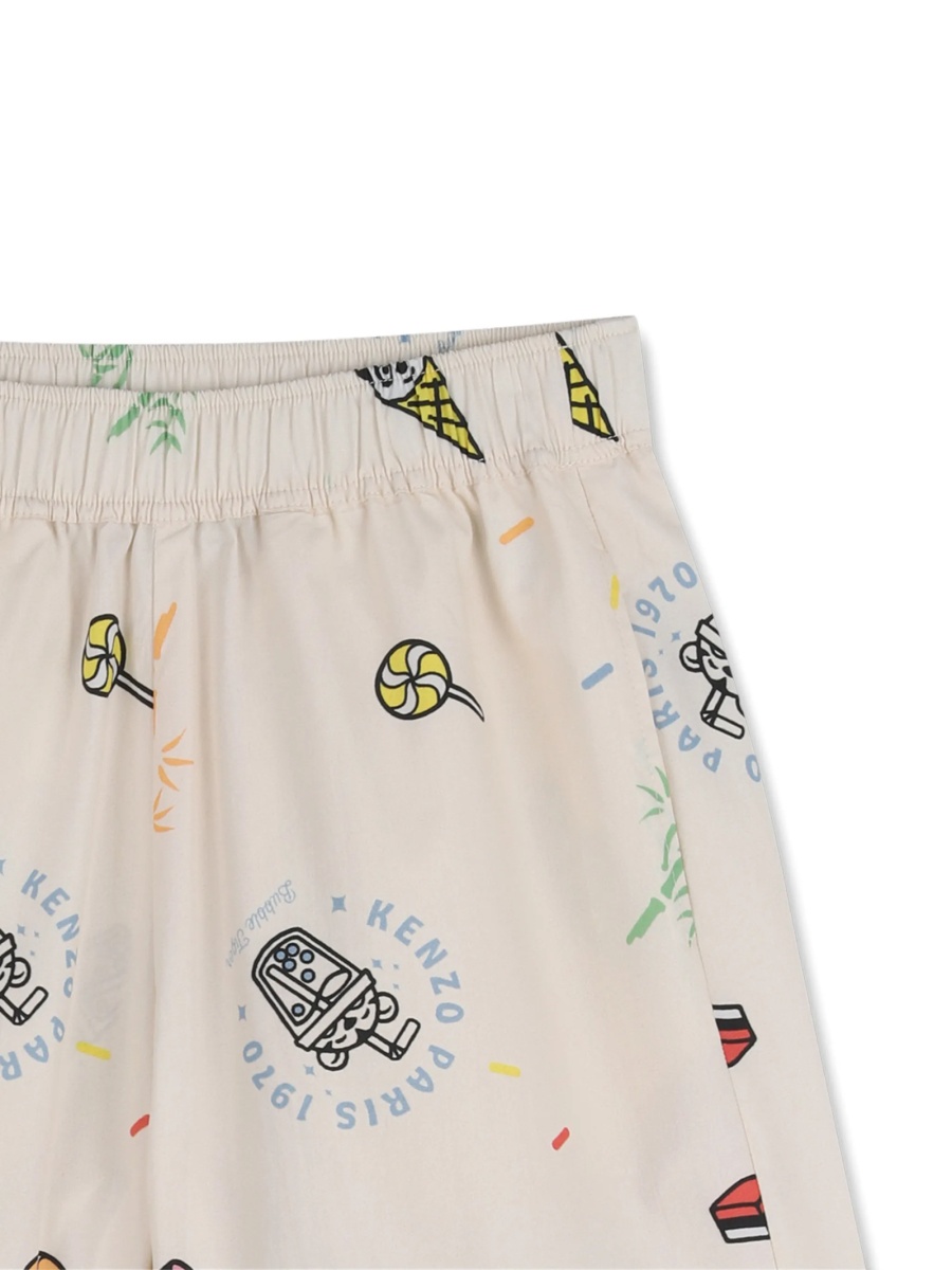 Pantaloni scurti Kenzo neutri - Img 3