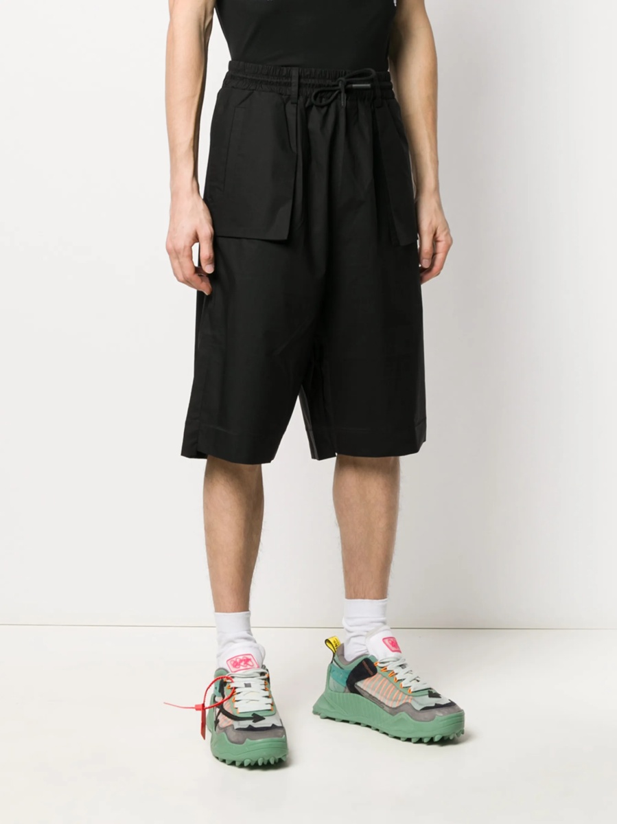 Pantaloni scurti Marcelo Burlon negri - Img 3