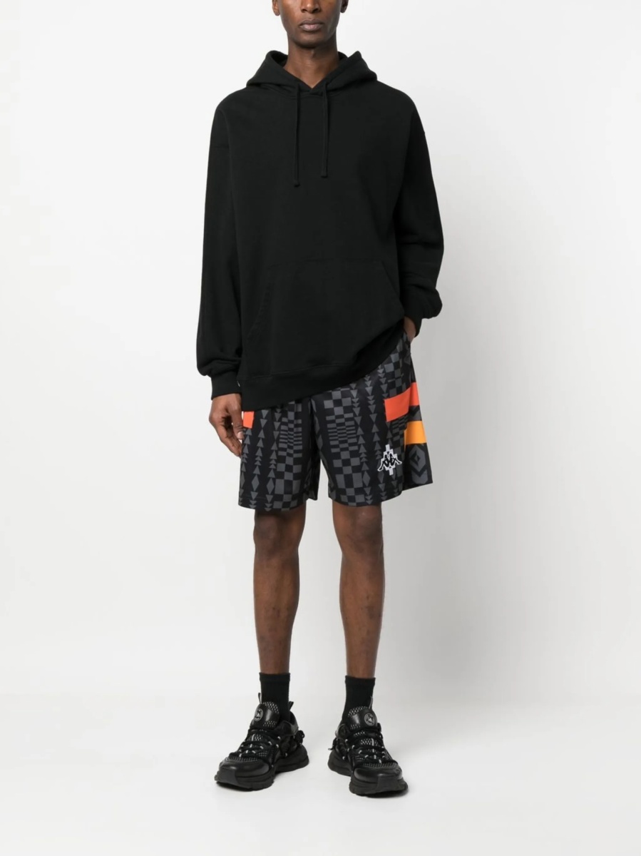 Pantaloni scurti Marcelo Burlon negri - Img 2
