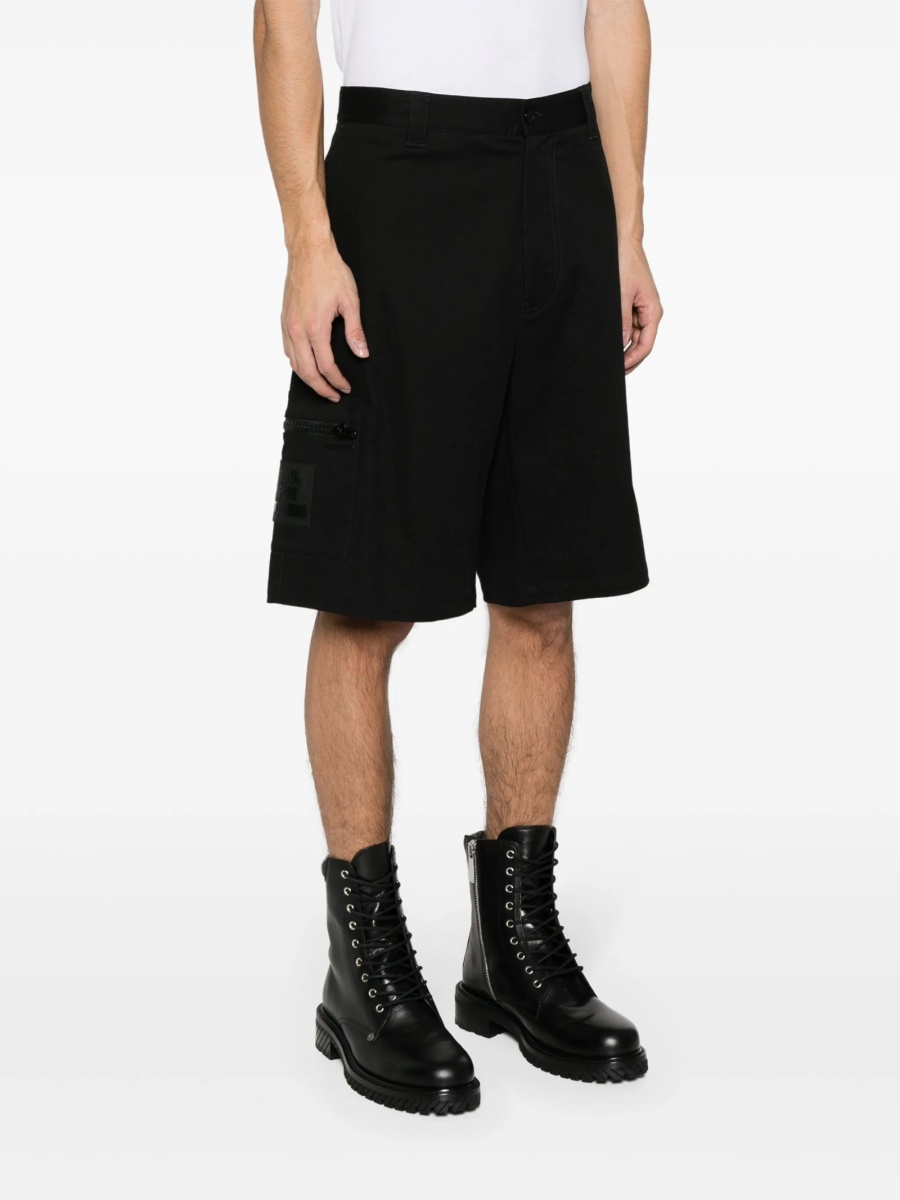 Pantaloni scurti Moschino negri - Img 3