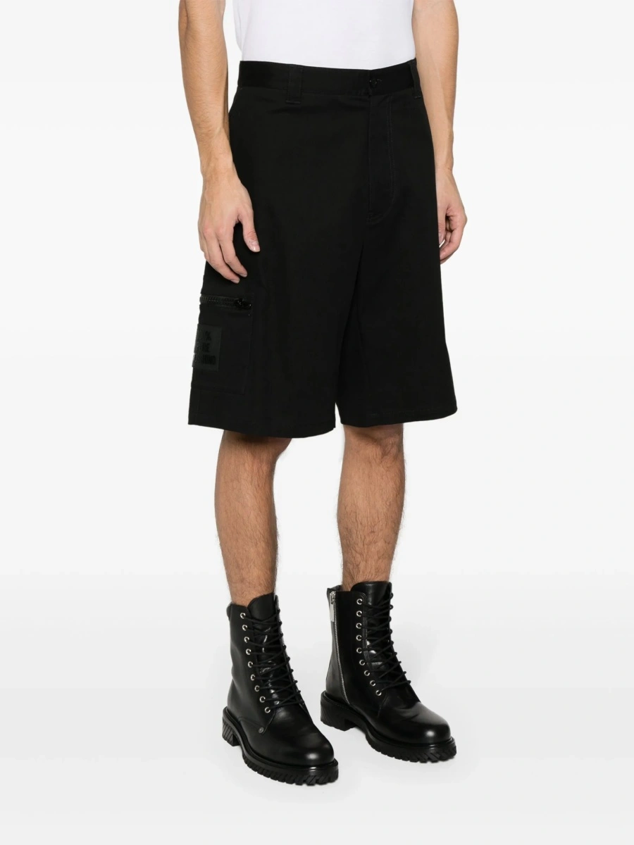 Pantaloni scurti Moschino negri - Img 3