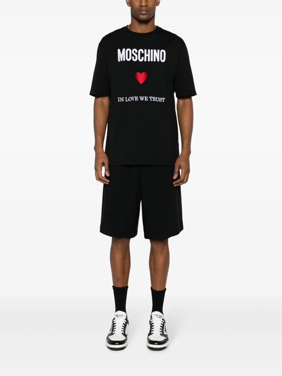 Pantaloni scurti Moschino negri - Img 2