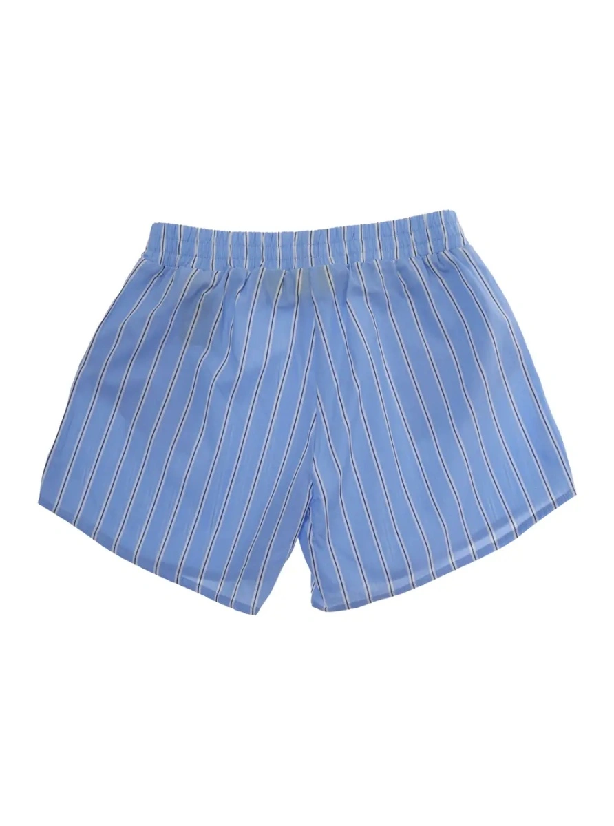Pantaloni scurti Off-White albastri din bumbac - Img 2