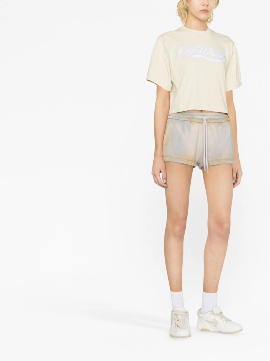 Pantaloni scurti Off-White albastri - Img 2