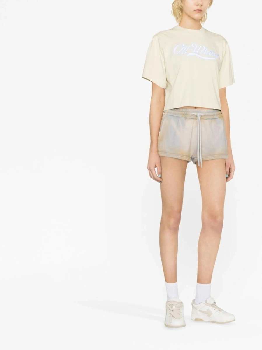 Pantaloni scurti Off-White albastri - Img 2
