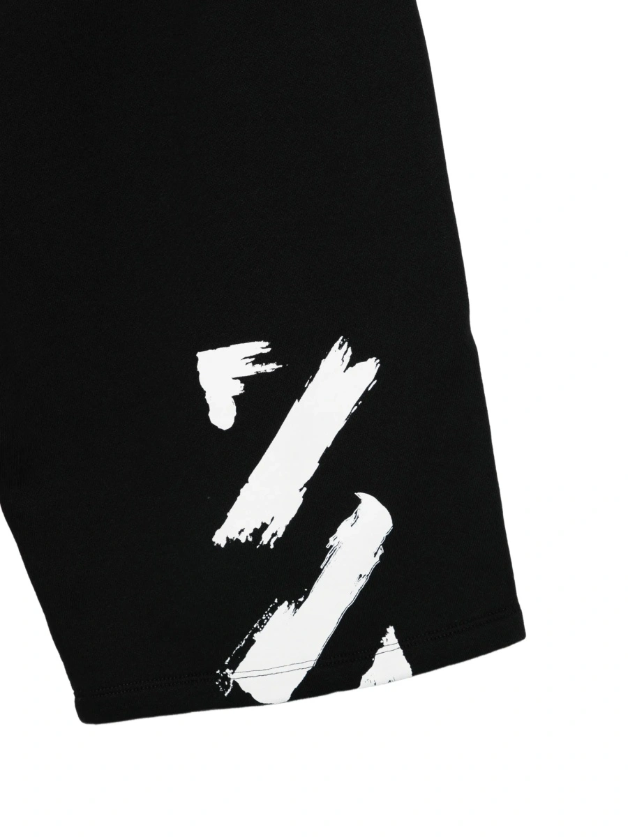 Pantaloni scurti Off-White negri - Img 3