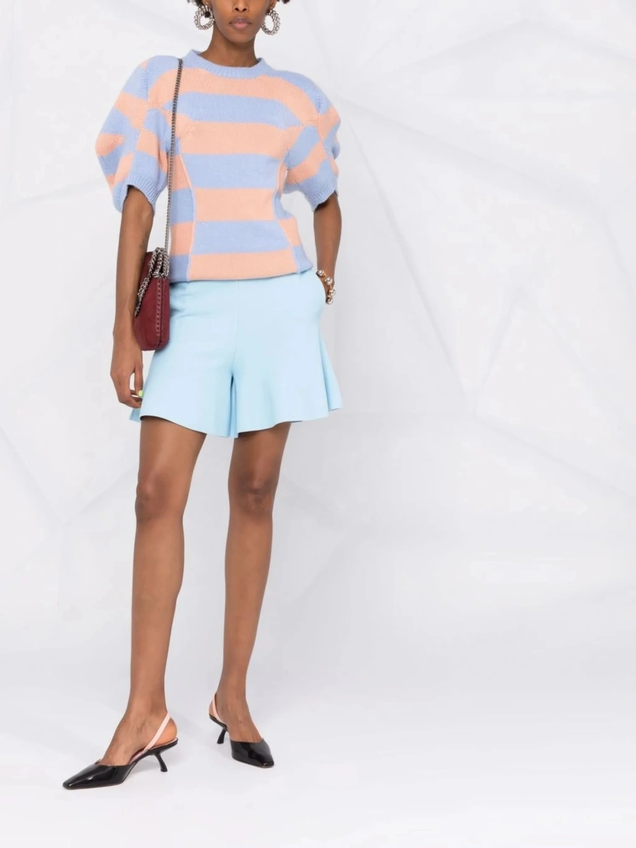 Pantaloni scurti Stella McCartney albastri - Img 2