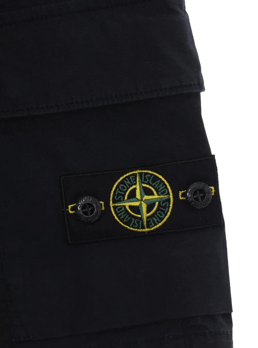 Pantaloni scurti Stone Island albastri - Img 3