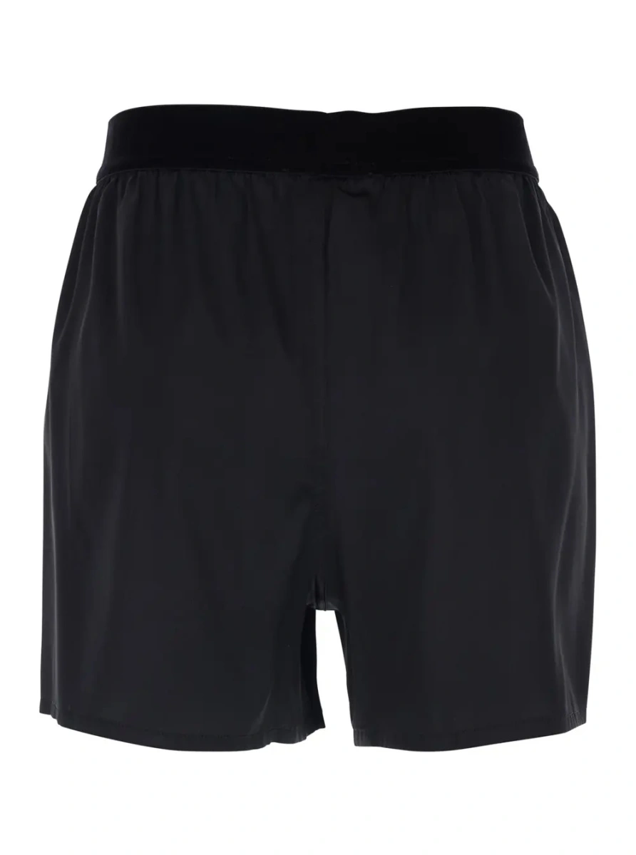 Pantaloni scurti Tom Ford negri din matase - Img 2