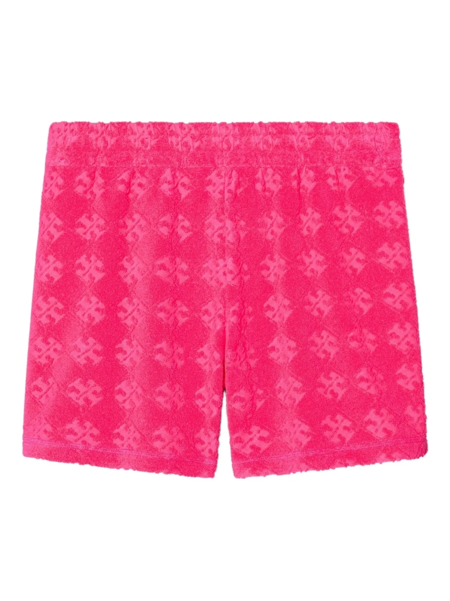 Pantaloni scurti Tory Burch roz din bumbac - Img 7
