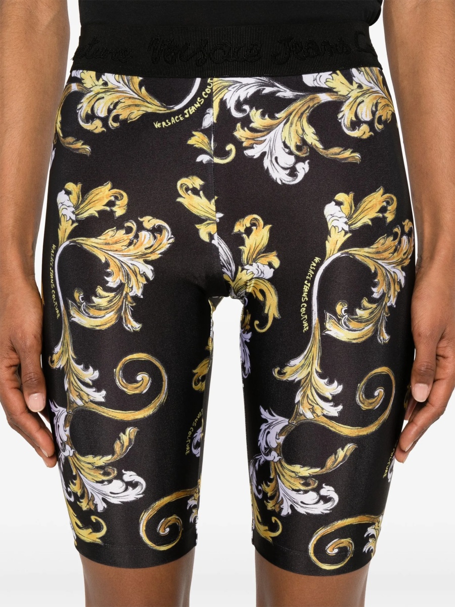 Pantaloni scurti Versace Jeans Couture negri - Img 5