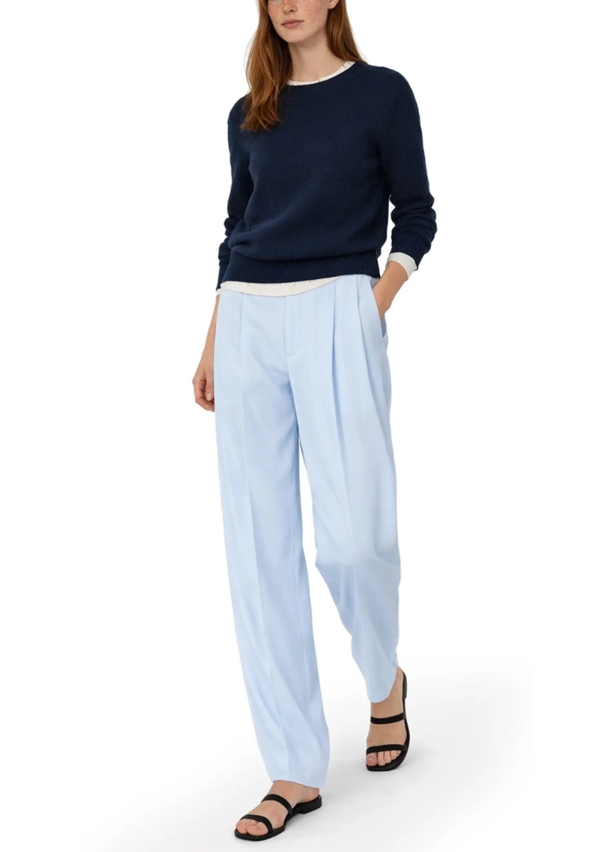 Pantaloni Silk Blend Tailored Pants - Img 2