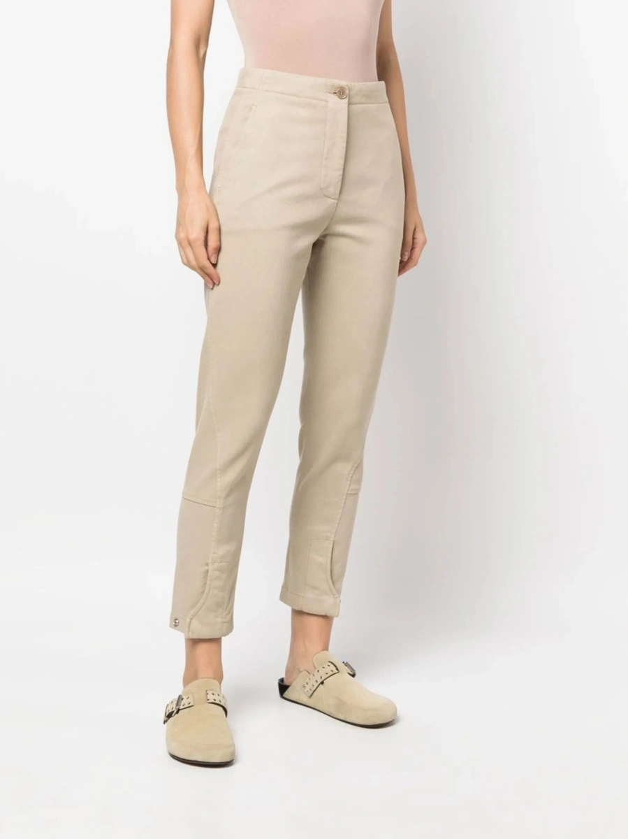 Pantaloni slim fit Aspesi neutri - Img 3