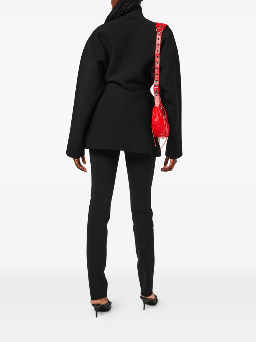 Pantaloni slim fit Balenciaga negri - Img 3