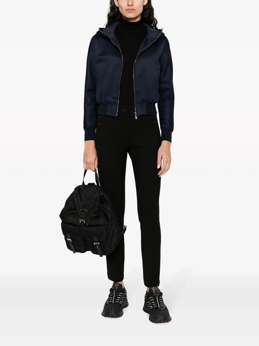 Pantaloni slim fit Moncler Grenoble negri - Img 2